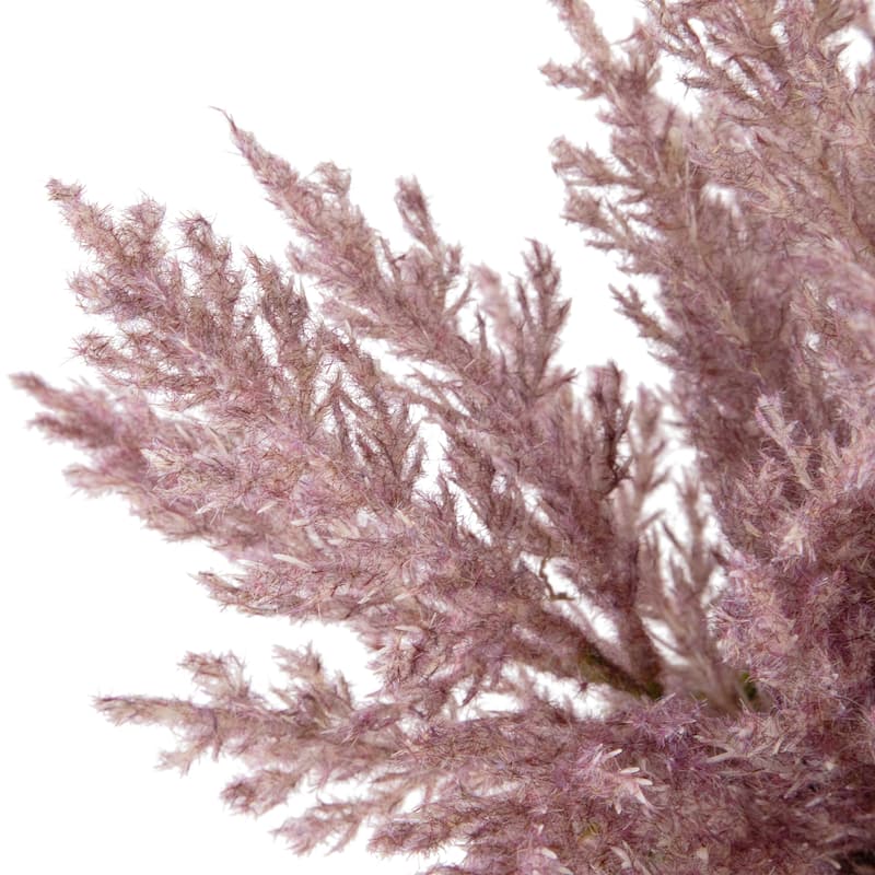 Artificial Astilbe Plant in a Ceramic Pot - 12" - Purple