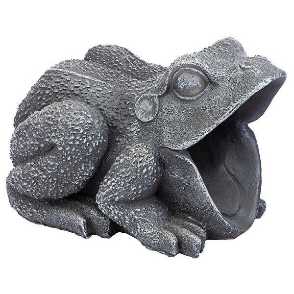 Details about   Design Toscano Qm7512081 Frog Gutter Guardian Downspout Sculpture,Grey Stone 