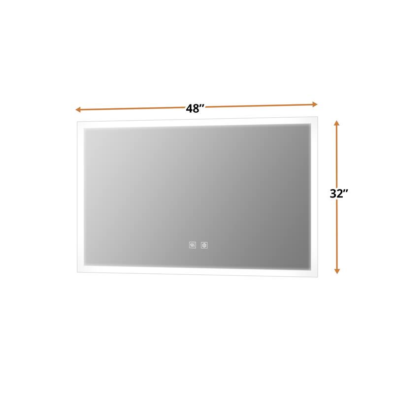 Aurorium LED Bathroom Vanity Mirror - N/A