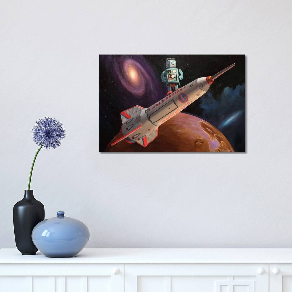 iCanvas "Rocket Surfer" by Eric Joyner Canvas Print
