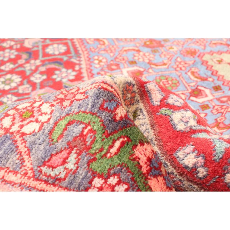 ECARPETGALLERY Hand-knotted Andelz Red Wool Rug - 4'3 x 7'7