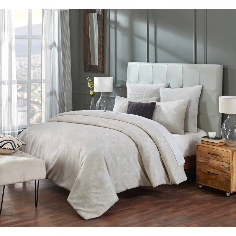 Better Trends Vincent Collection Poly/Cotton Damask Comforter Set with Sham-Supper Absorbent, Machine Washable, Tumble Dry
