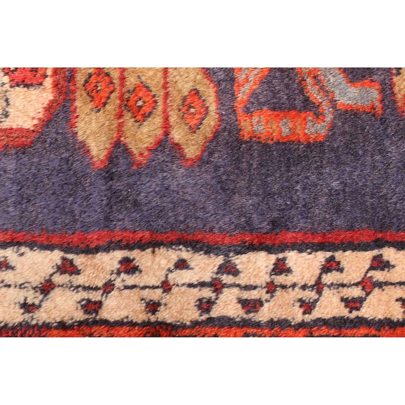 ECARPETGALLERY Hand-knotted Konya Anatolian Blue Wool Rug - 4'4 x 10'7
