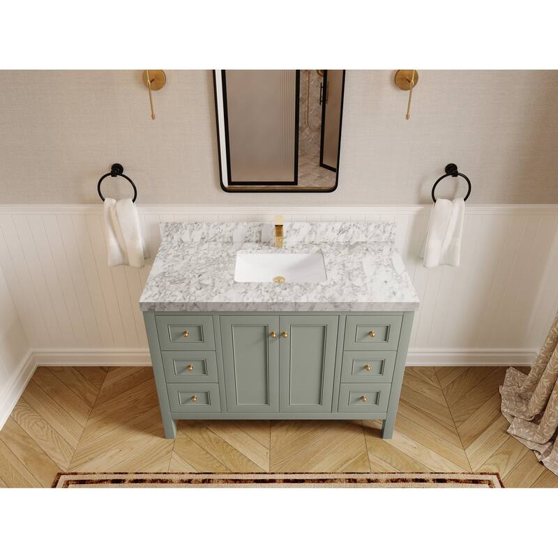 Willow Collections 48 in. W x 22 in. D Nashville Single Sink Bathroom Vanity with Countertop