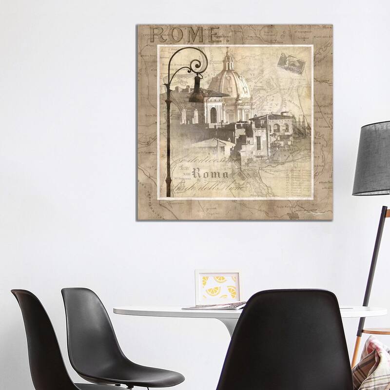 iCanvas "When In Rome" by Keith Mallett Canvas Print - 37x37x1.5