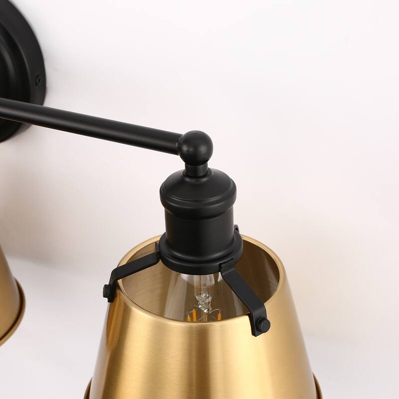 3-Light Brushed Nickel Cylinder Modern Bathroom Vanity Light with Clear Glass Shade,Wall Lamp for Mirror Kitchen Bedroom
