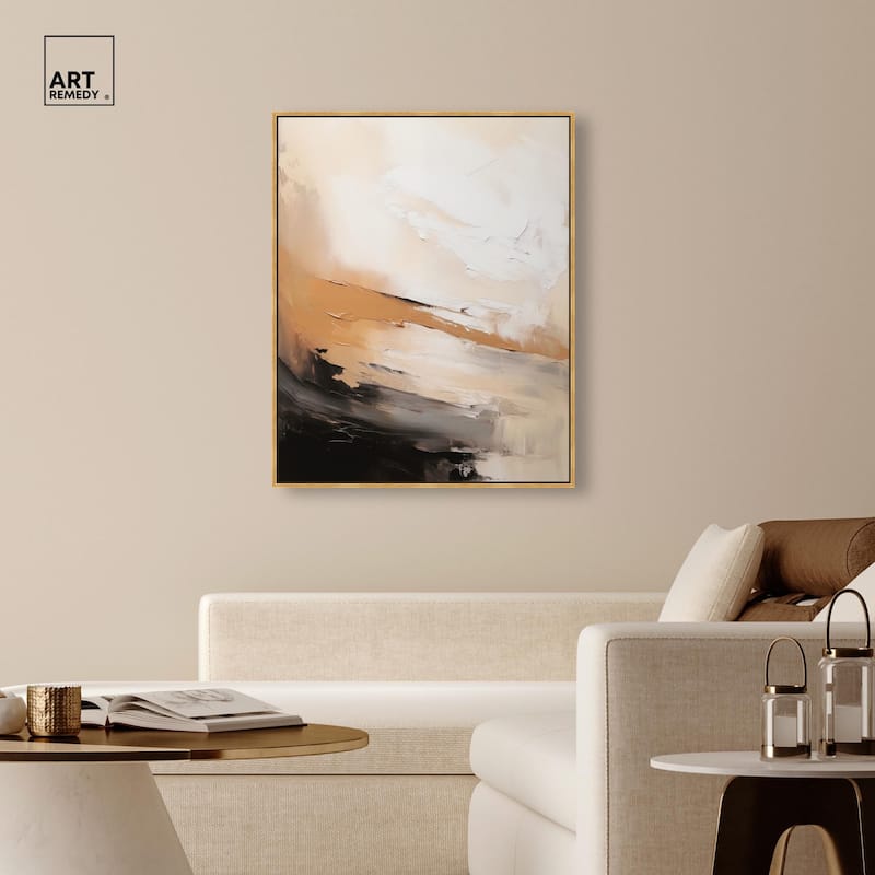 Baked Clay III Canvas by Art Remedy