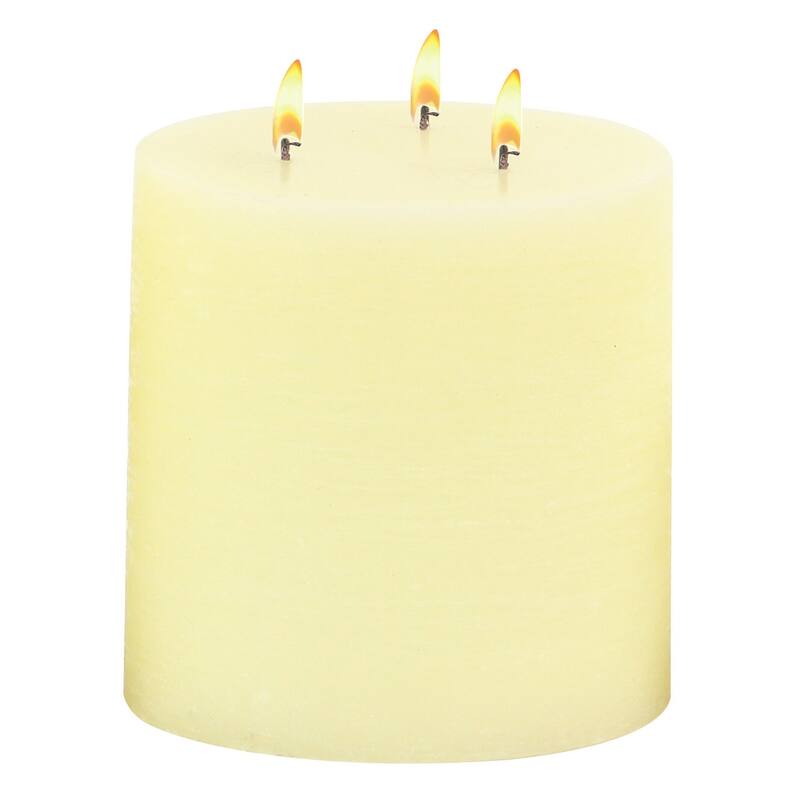 Modern Wax and Led Black Flicker Candles (Set of 3) - S/3 4", 6", 8"H - S/3 4", 6", 8"H