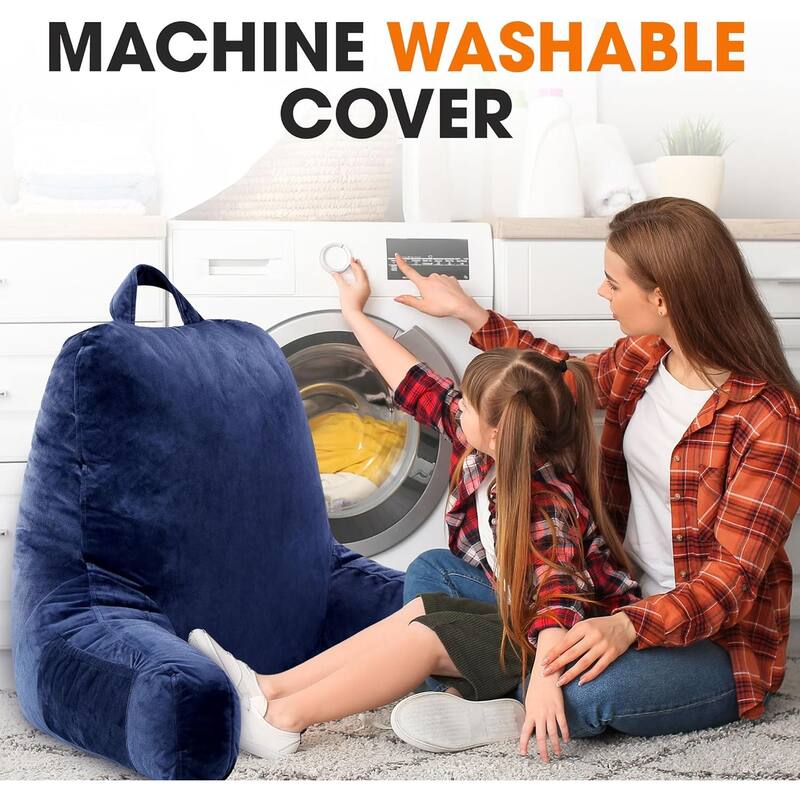 Cheer Collection Memory Foam Support Reading, TV Pillow