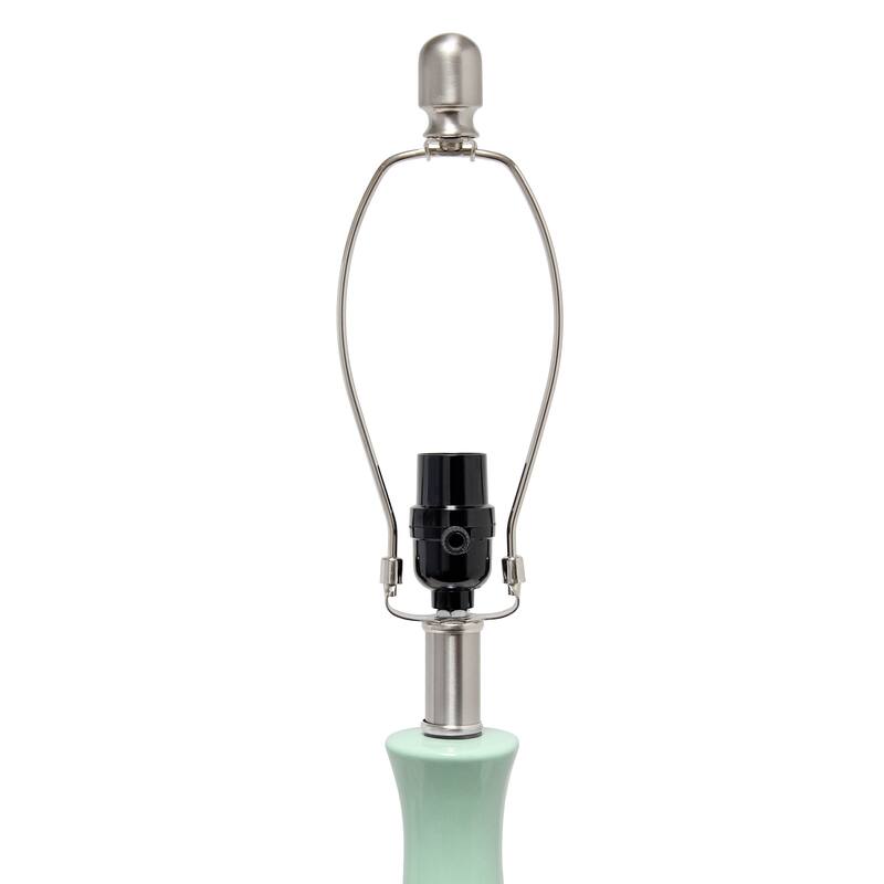 Lalia Home Droplet Table Lamp with Fabric Shade
