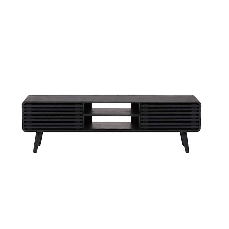 NPD Furniture Wilson 58 Inch Slat Low TV Stand