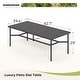preview thumbnail 29 of 32, MAISON ARTS 9-Piece Patio Dining Set with Square/Rectangular Metal Table and 8 Gourd Head Shape Armrest Dining Chairs