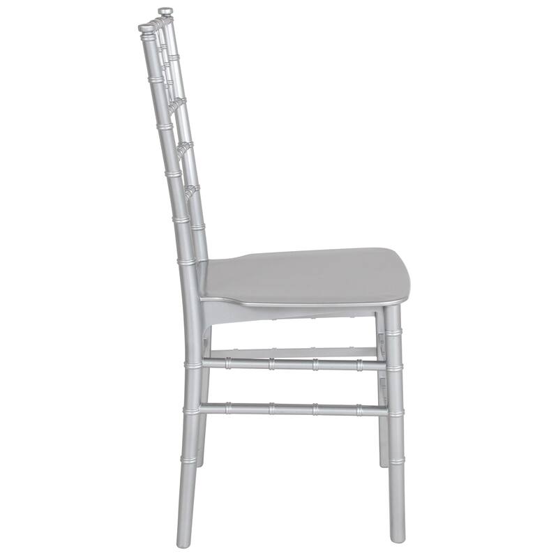 Resin Stackable Chiavari Chair - 15"W x 18.75"D x 35"H - 15"W x 18.75"D x 35"H