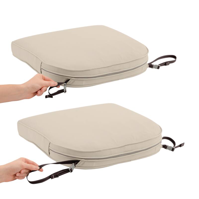 Classic Accessories Montlake Water-Resistant 74 x 23 x 3 Inch Patio Chaise Lounge Cushion