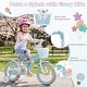preview thumbnail 9 of 8, Gymax 14'' Kids Bike Toddler Bicycle w/Training Wheels Hand & Coaster - 14'' Blue