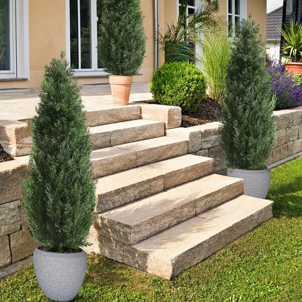 Artificial topiary trees with lights 2025
