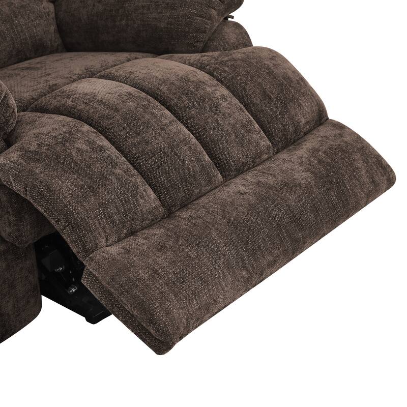 Set of 2 Power Lift Recliner with Heat and Massage