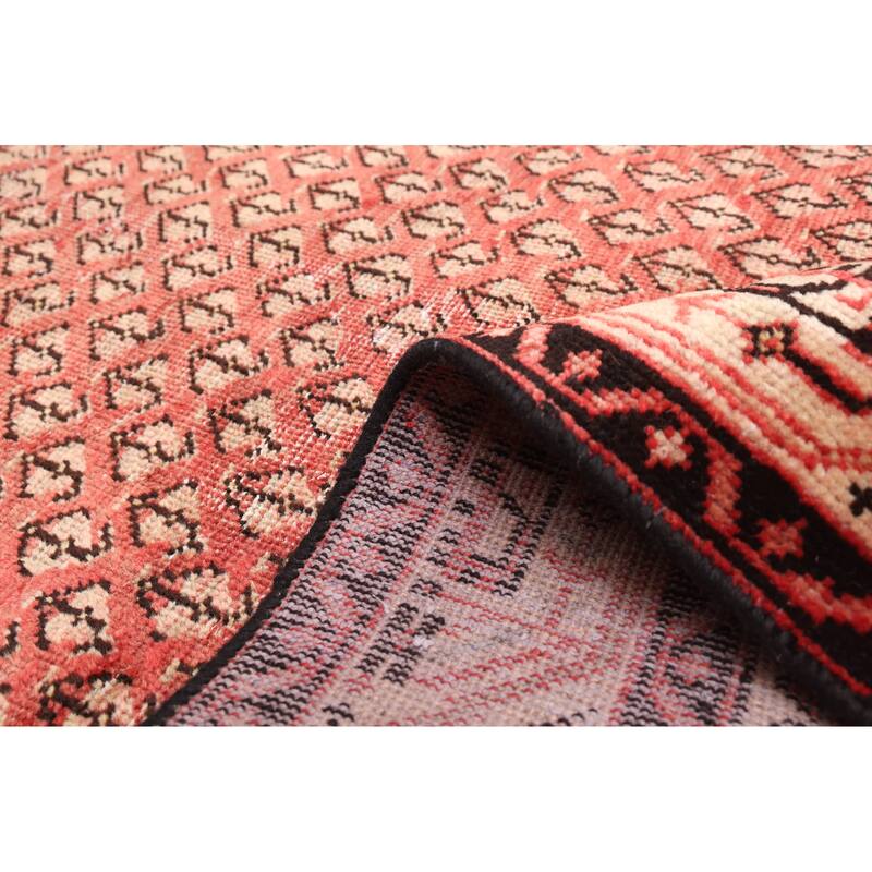 ECARPETGALLERY Hand-knotted Andelz Red Wool Rug - 3'11 x 6'5