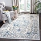 preview thumbnail 7 of 74, SAFAVIEH Madison Snowflake Medallion Rustic Farmhouse Distressed Rug 3' x 5' - Turquoise/Ivory