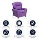 preview thumbnail 90 of 191, Contemporary Kids Recliner with Cup Holder