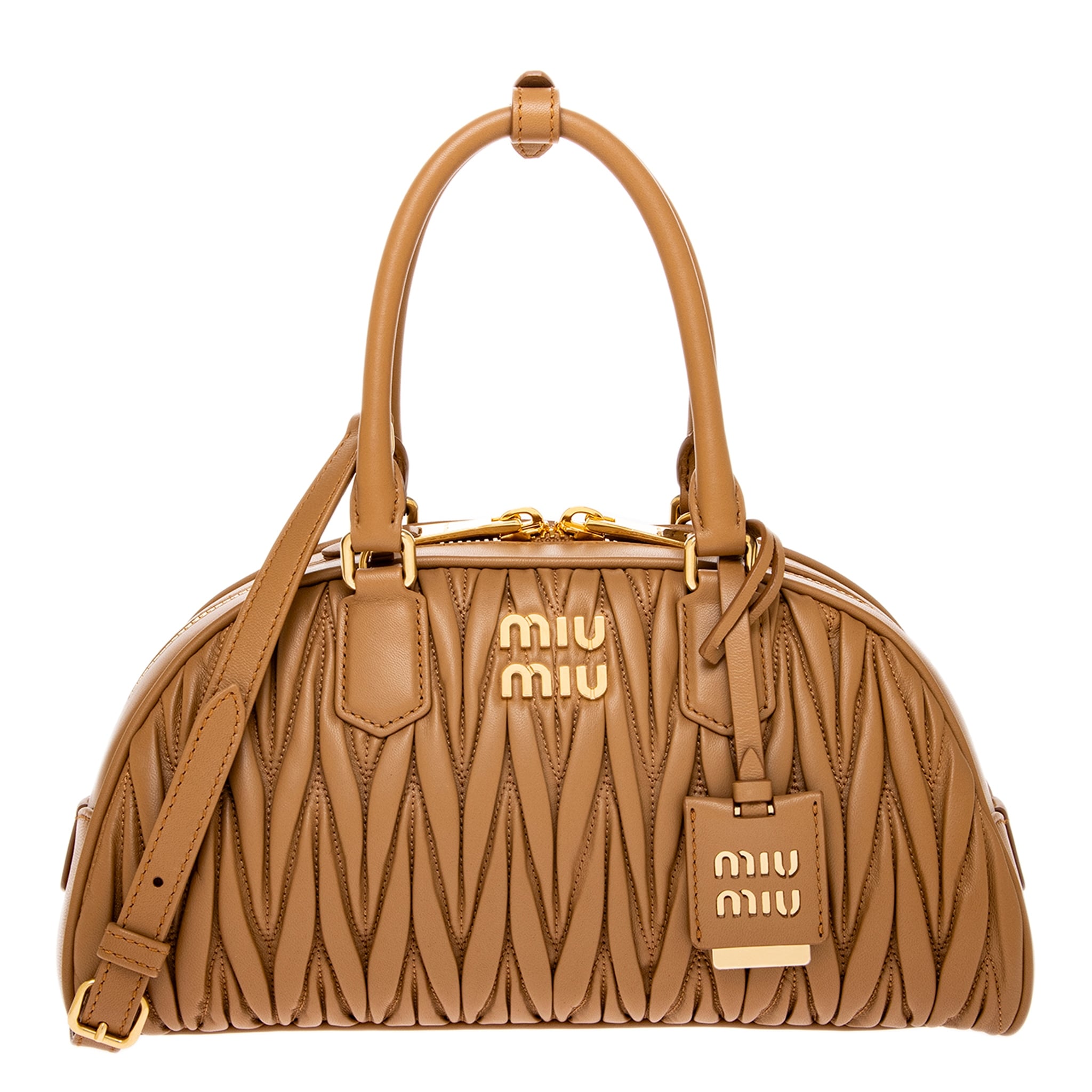 Miu Miu Arcadie Matelassé Nappa Leather Bag