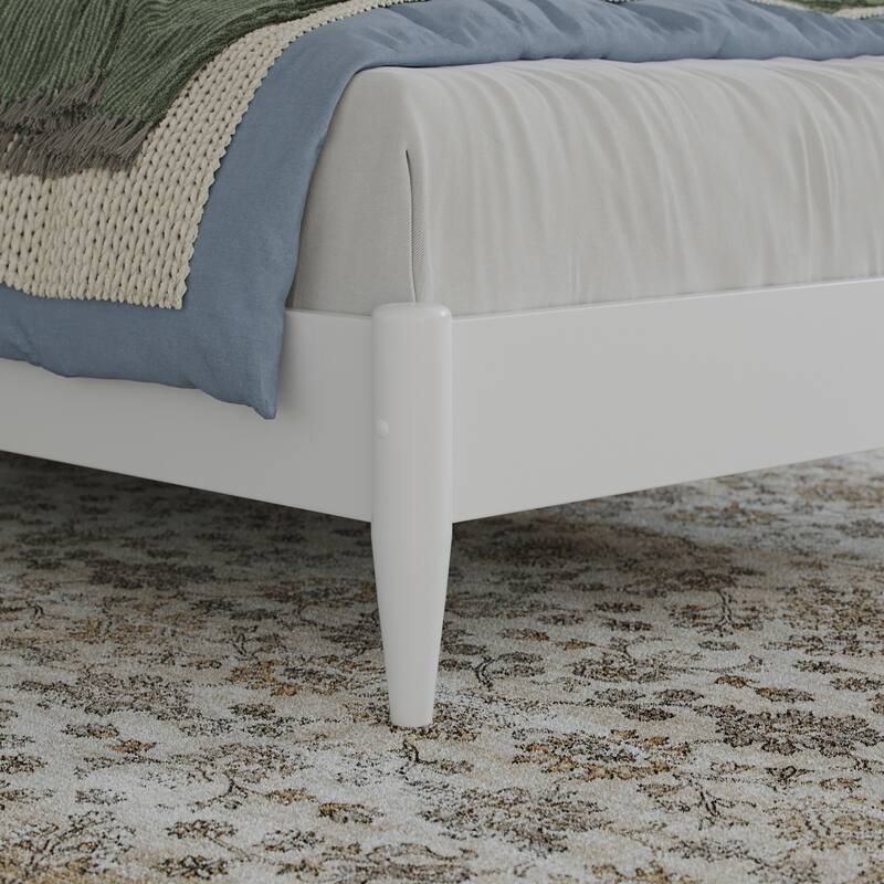 Charlotte Solid Wood Low Profile Platform Bed