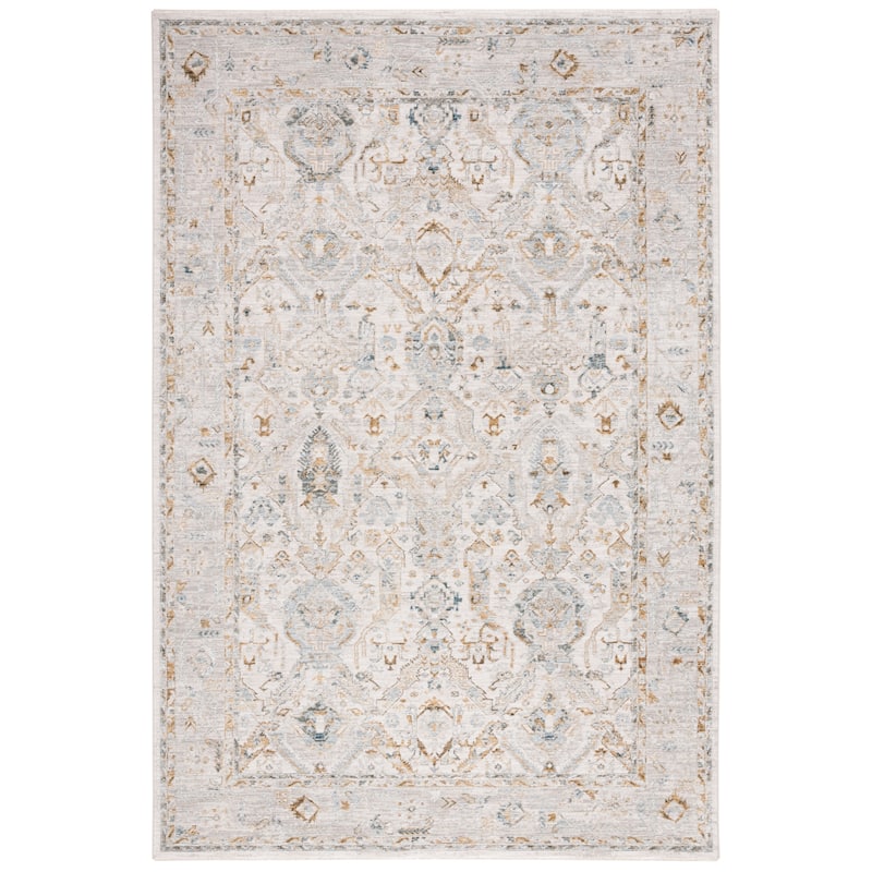 SAFAVIEH Hamilton Friedliese Oriental Rug - 6'7" Square - Grey/Blue