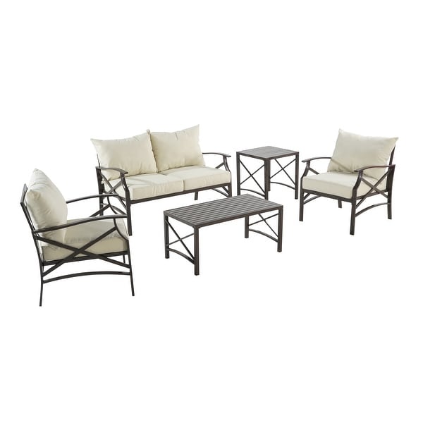 Senwest 5-piece Outdoor Conversation Set with Covers. Opens flyout.
