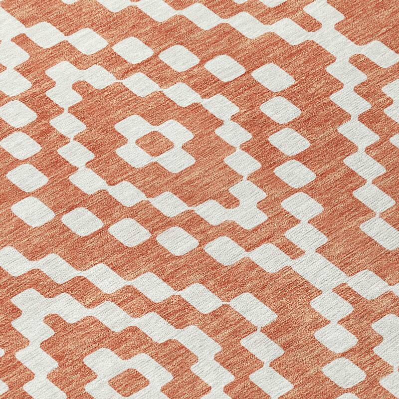 HomeRoots Geometric Transitional Rectangle Outdoor Rug