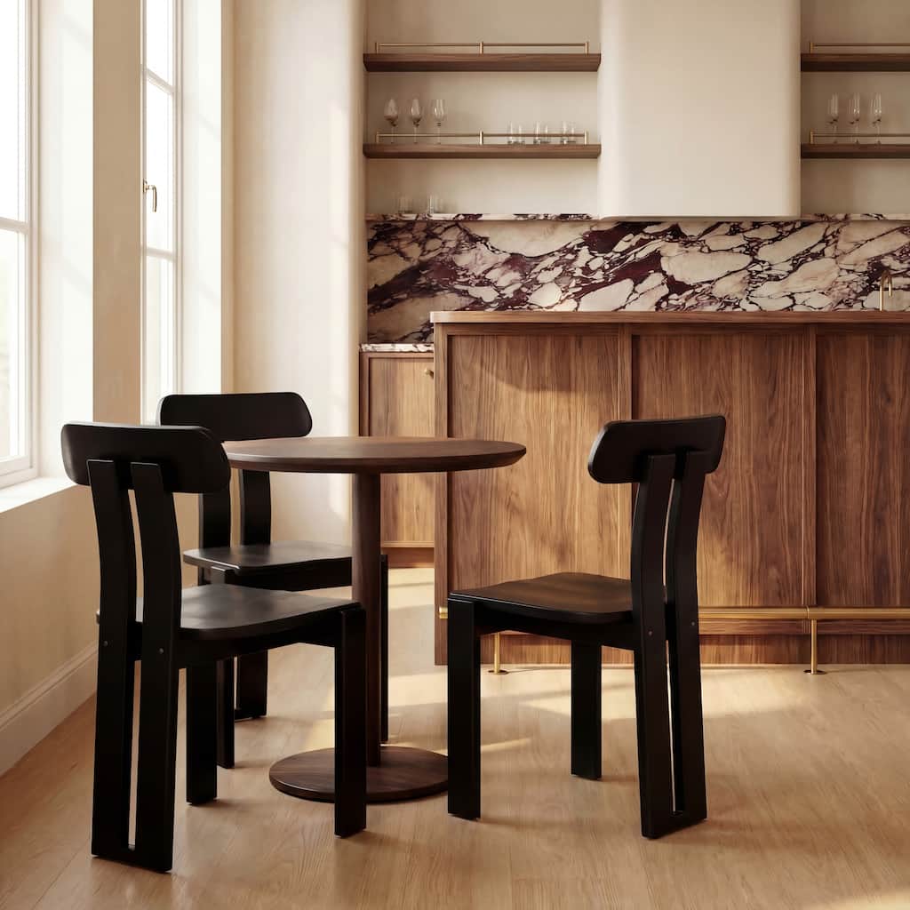 SAFAVIEH Twila Wood Dining Chair - 19" W x 19" D x 32" H - 19Wx19Dx32H