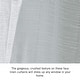 preview thumbnail 29 of 43, Nautica Cordelia Crushed Sheer Grommet Window Curtain Wide Panel Pair