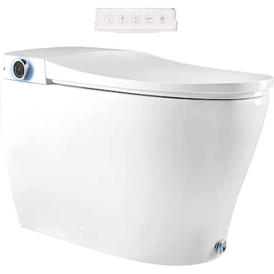 BidetMate 6000 Series Electronic Smart Toilet Seat with Remote - White - Fits Elongated Toilets