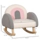 preview thumbnail 11 of 12, Child's rocking chair for bedrooms and playrooms - 19.75" L x 17.75" W x 17.25" H