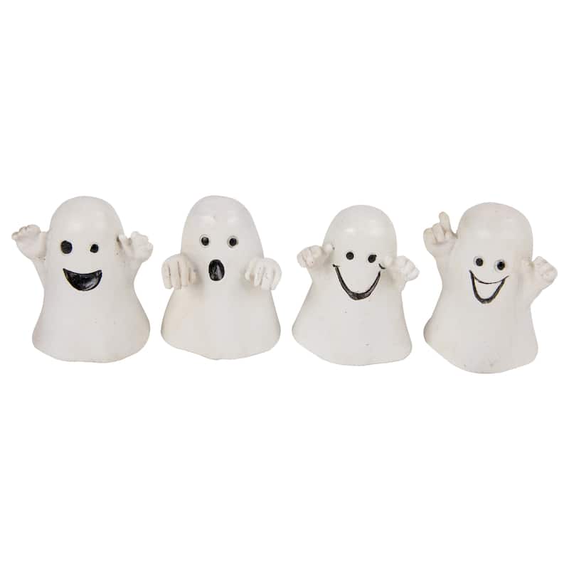 Set of 12 Mini Ghost Decorations 1.5"