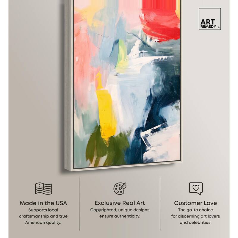 Confetti Storm Canvas by Art Remedy