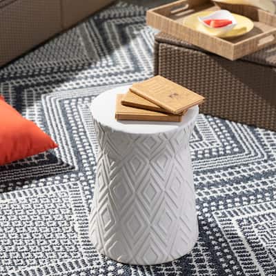 Artistic Weavers Ayda Bohemian Diamond Garden Stool