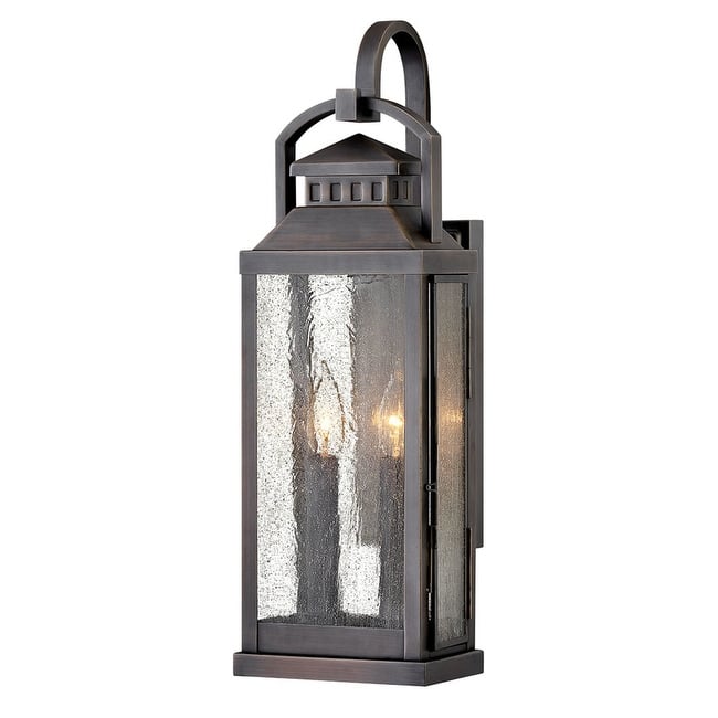 Hinkley Lighting Revere 2 Light 22" Tall Heritage Outdoor Wall Sconce - Blackened Brass