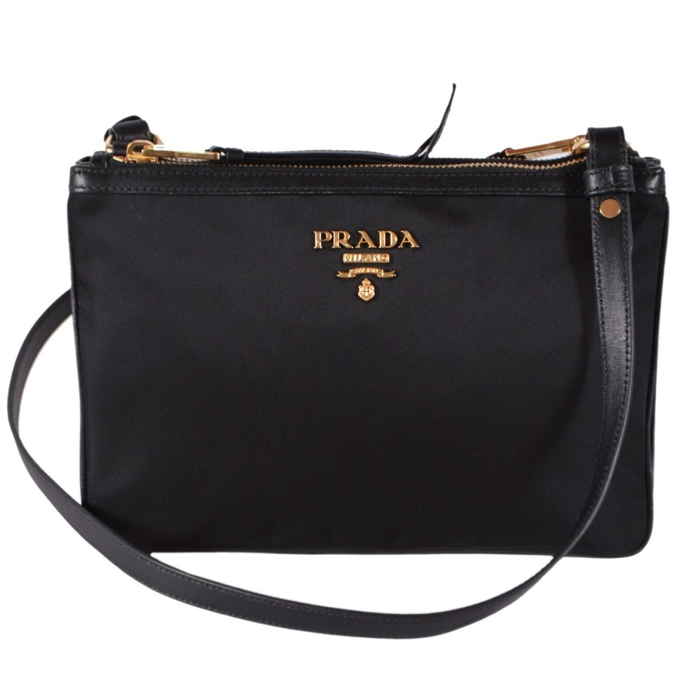 prada double zip crossbody