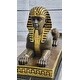 preview thumbnail 5 of 8, Egyptian Sphinx Bronze Sculpture Statue Mini Replica Signed Original Art On Marble Base