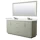 Option Light Green, Nickel Trim, White Quartz Top
