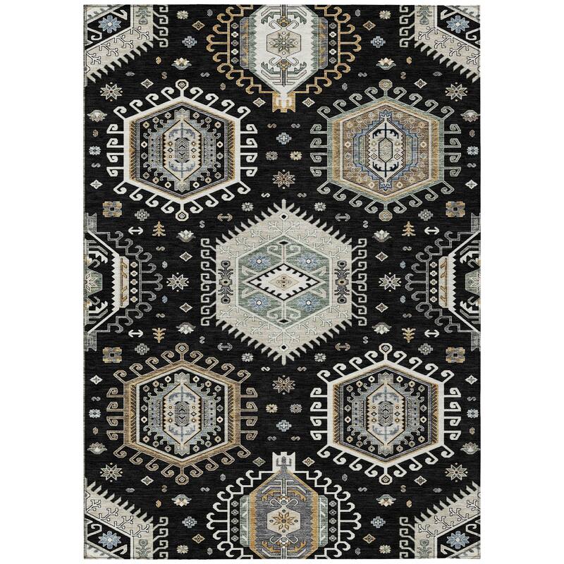 Machine Washable Indoor/ Outdoor Global Akron Chantille Rug