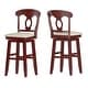 preview thumbnail 22 of 79, Eleanor Napoleon Back Wood Swivel Chair by iNSPIRE Q Classic