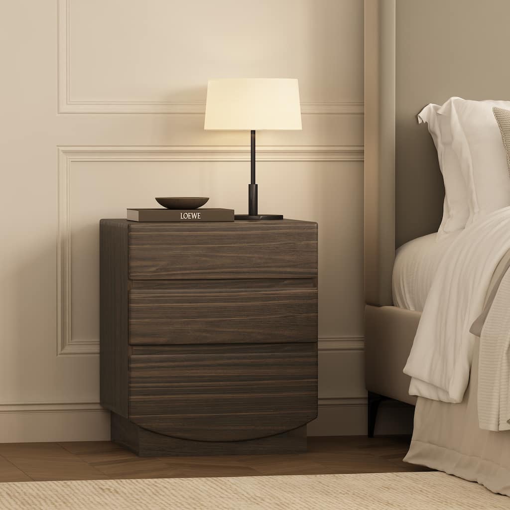 Ardea 20" Nightstand in Natural Oak (3-Drawer)