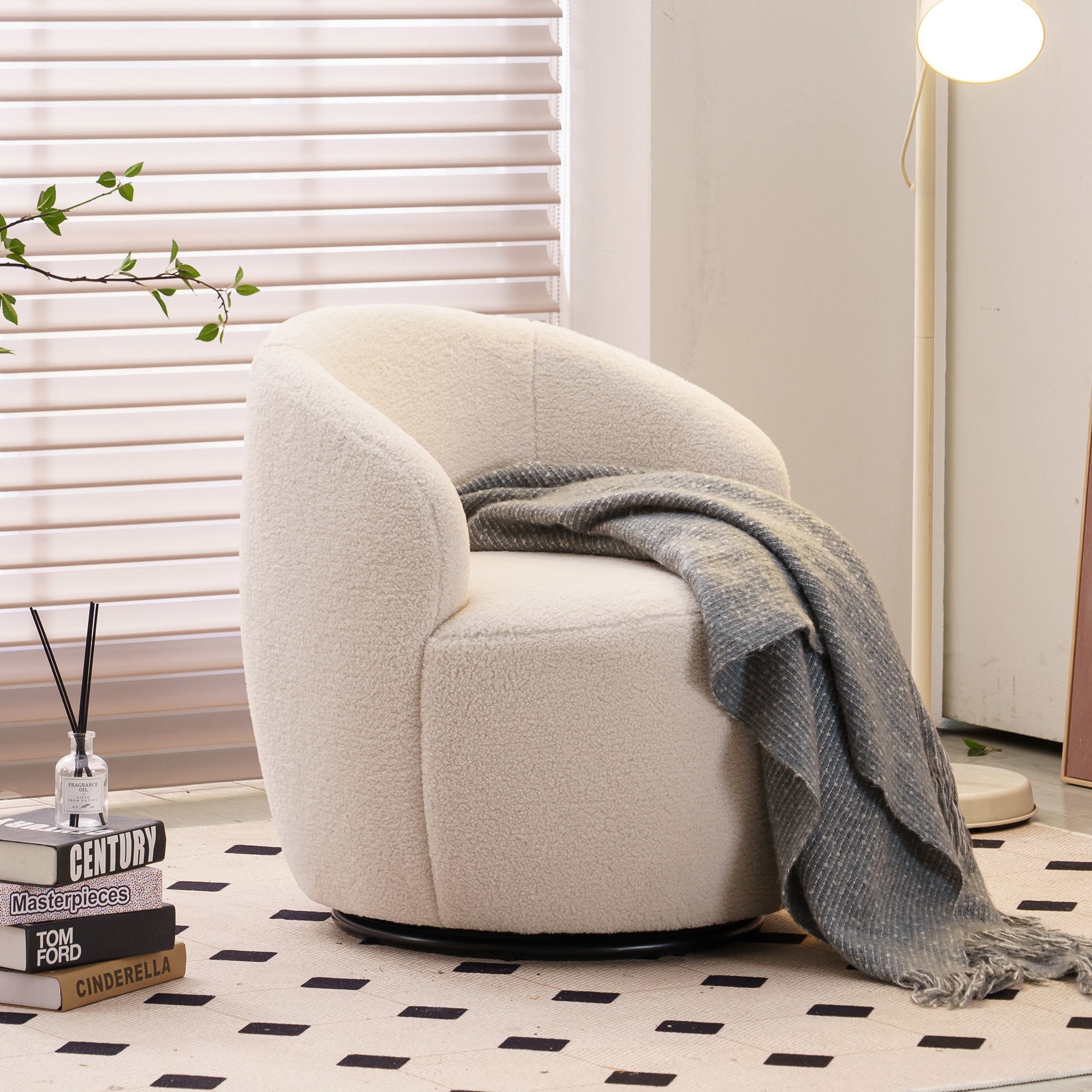 Black teddy outlet chair