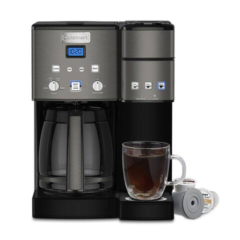 Cuisinart SS-15 Coffee Center 12 Cup Coffeemaker And Single-Serve Brewer, Black