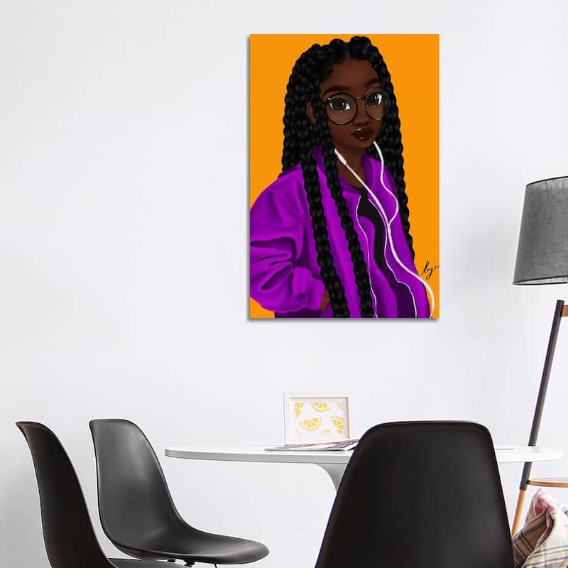 iCanvas "Music" by Princess Karibo Canvas Print - 40x26x1.5