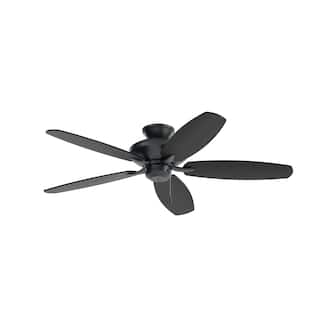 Kichler Renew Patio 52 inch Ceiling Fan Satin Black with Reversible Blades