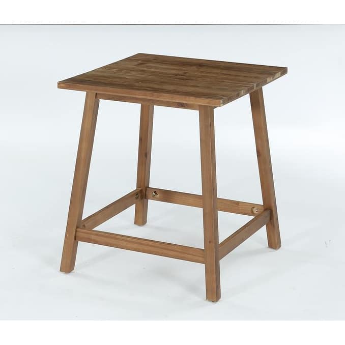 31.5-Inch Small Solid Wood Bar Table