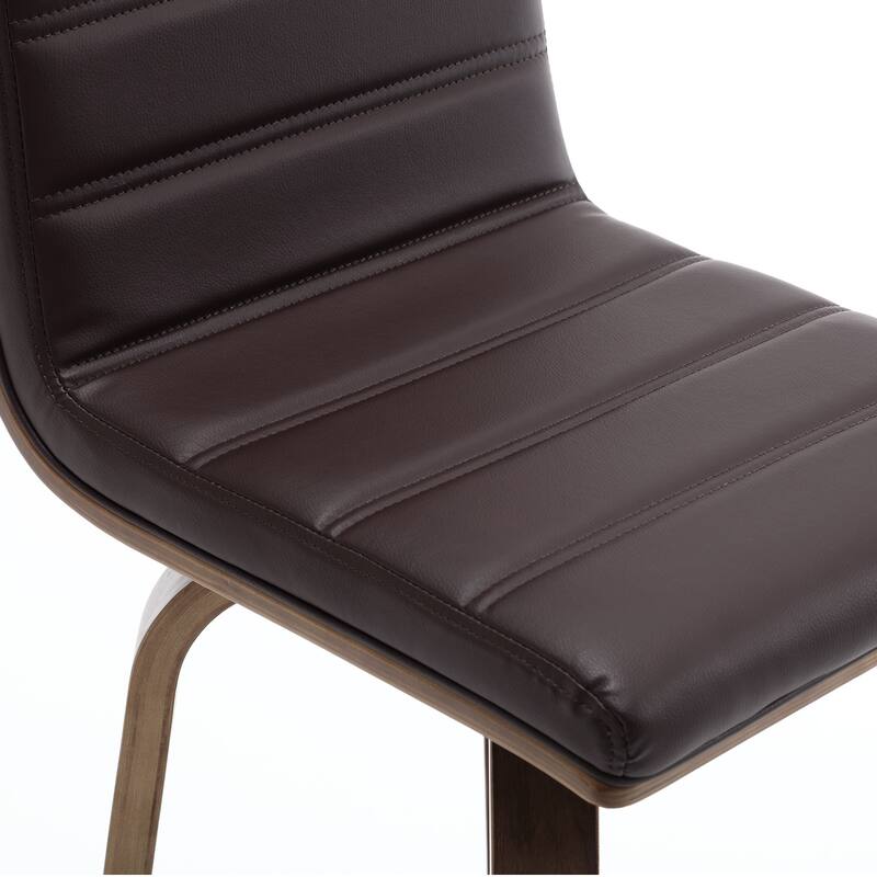 Faux Leather Upholstered Swivel Bar Stools, Counter Stool