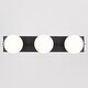 preview thumbnail 12 of 11, Parkview 3-Light 24 in. W Bathroom Vanity Lighting Fixture Frosted Opal Glass Globe Shade Dimmable LED Compatible Full Backplate